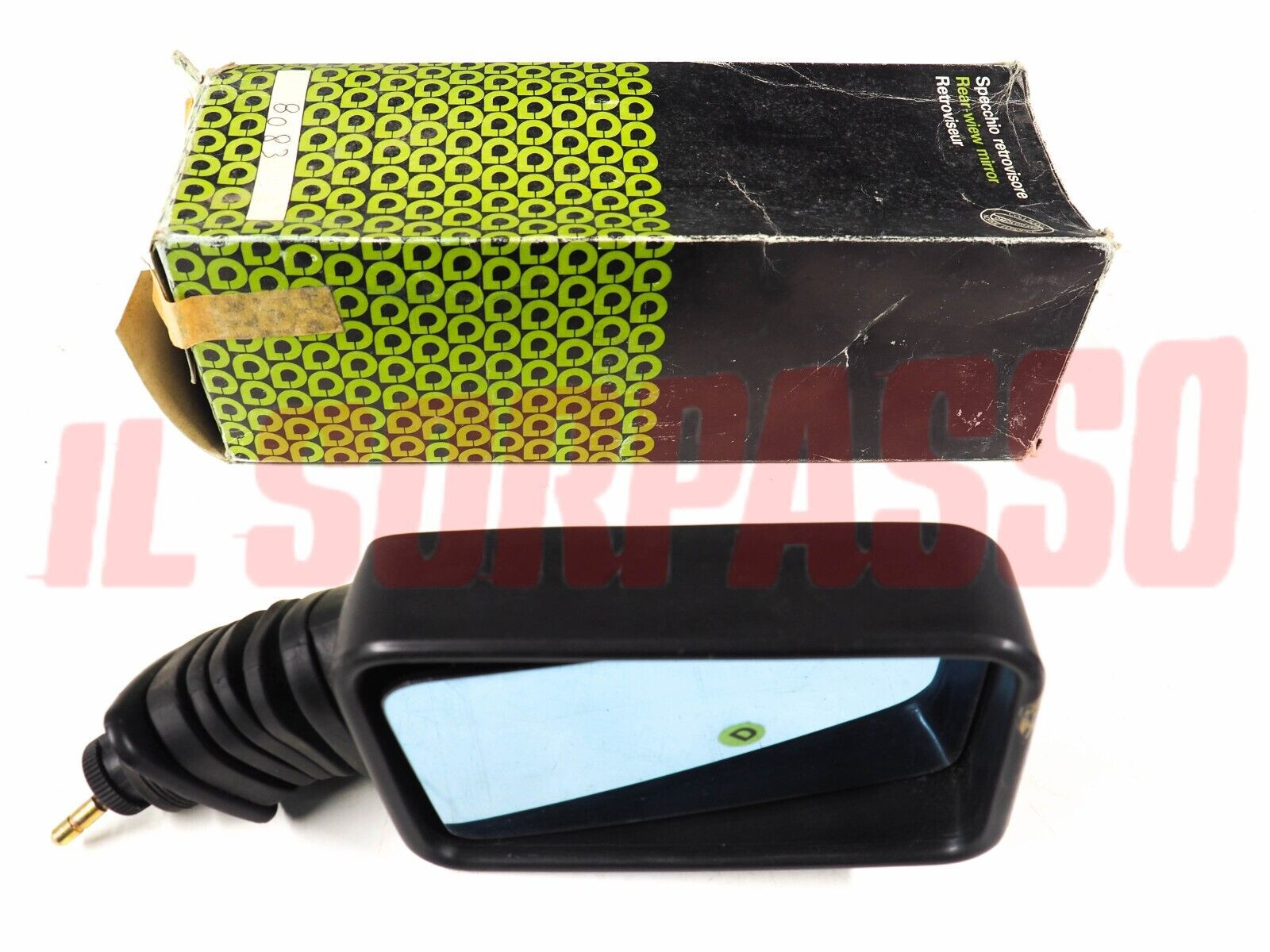 SPECCHIO SPECCHIETTO DESTRO LANCIA DELTA MK1 - TURBO ORIGINALE CROMODORA