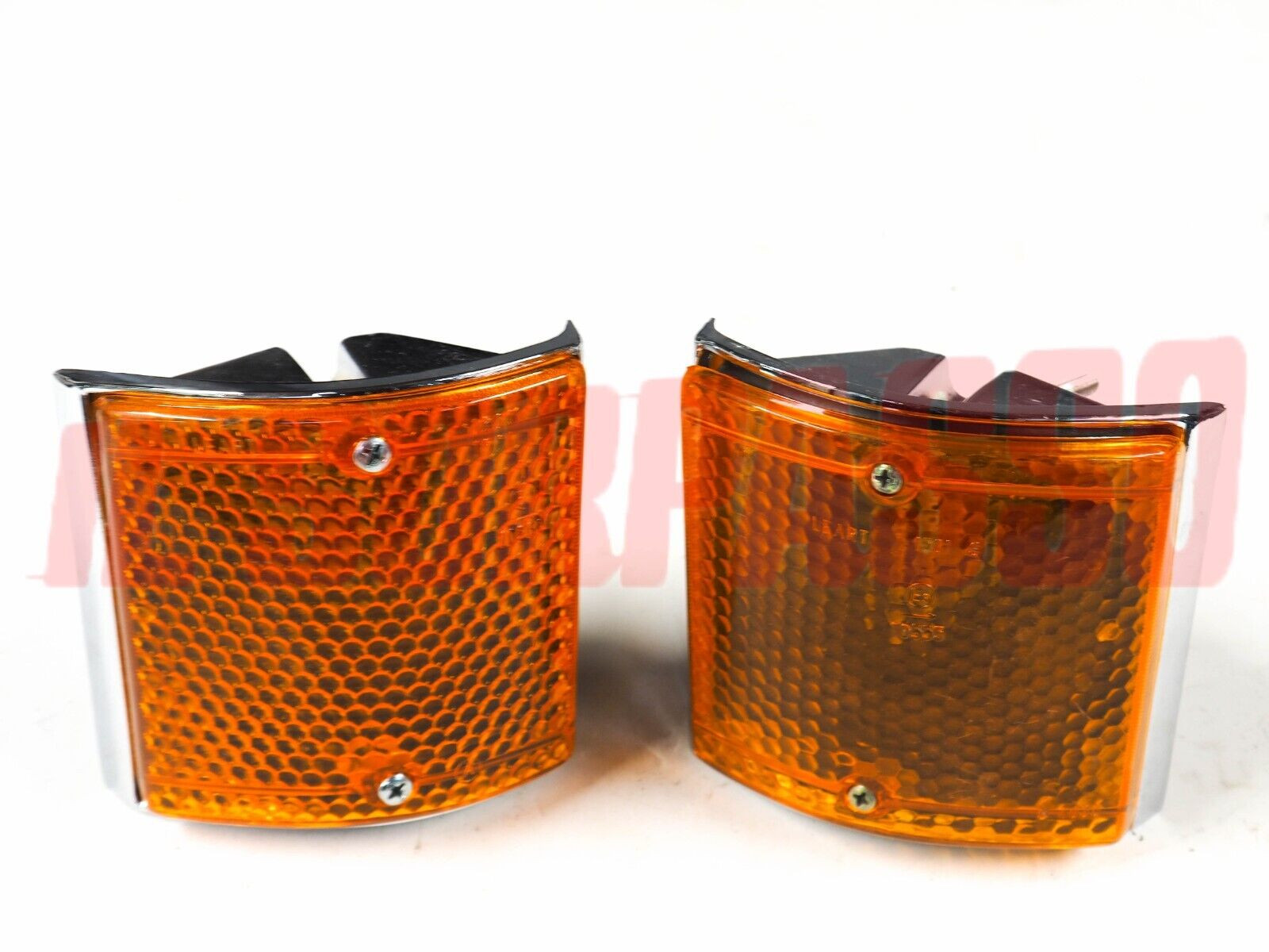 FANALINI FRECCE ARANCIO FIAT 128 BERLINA RALLY IN METALLO MARCA LEART