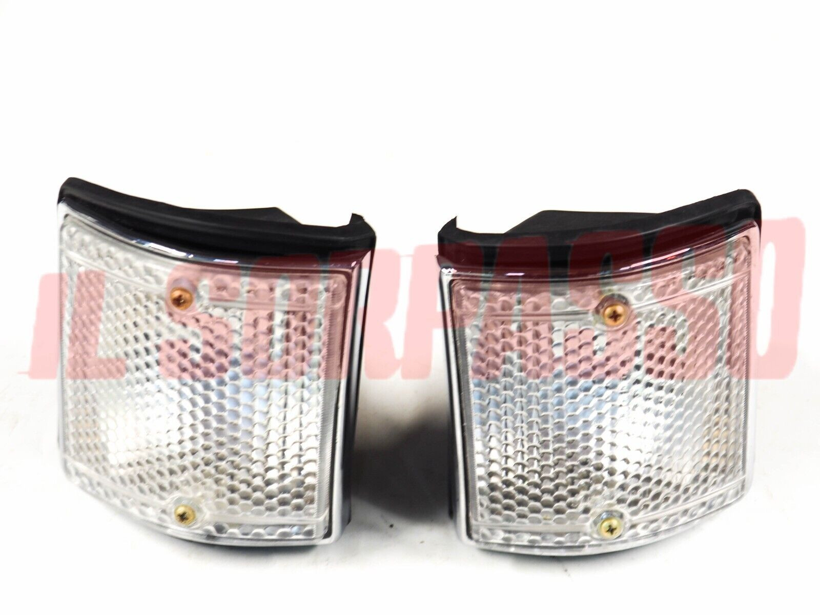 FANALINI ANTERIORI FRECCE DX - SX + CUFFIE FIAT 128 BERLINA RALLY ALTISSIMO