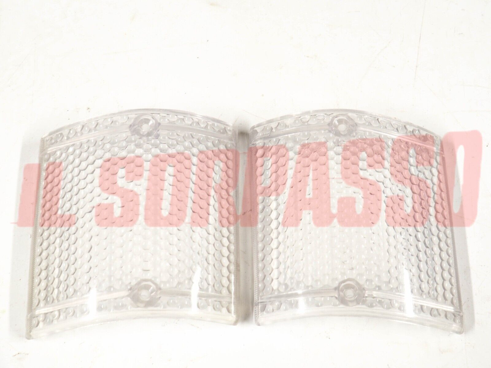 PLASTICHE FANALINI FRECCE BIANCHE FIAT 128 BERLINA RALLY ORIGINALI BELLU'