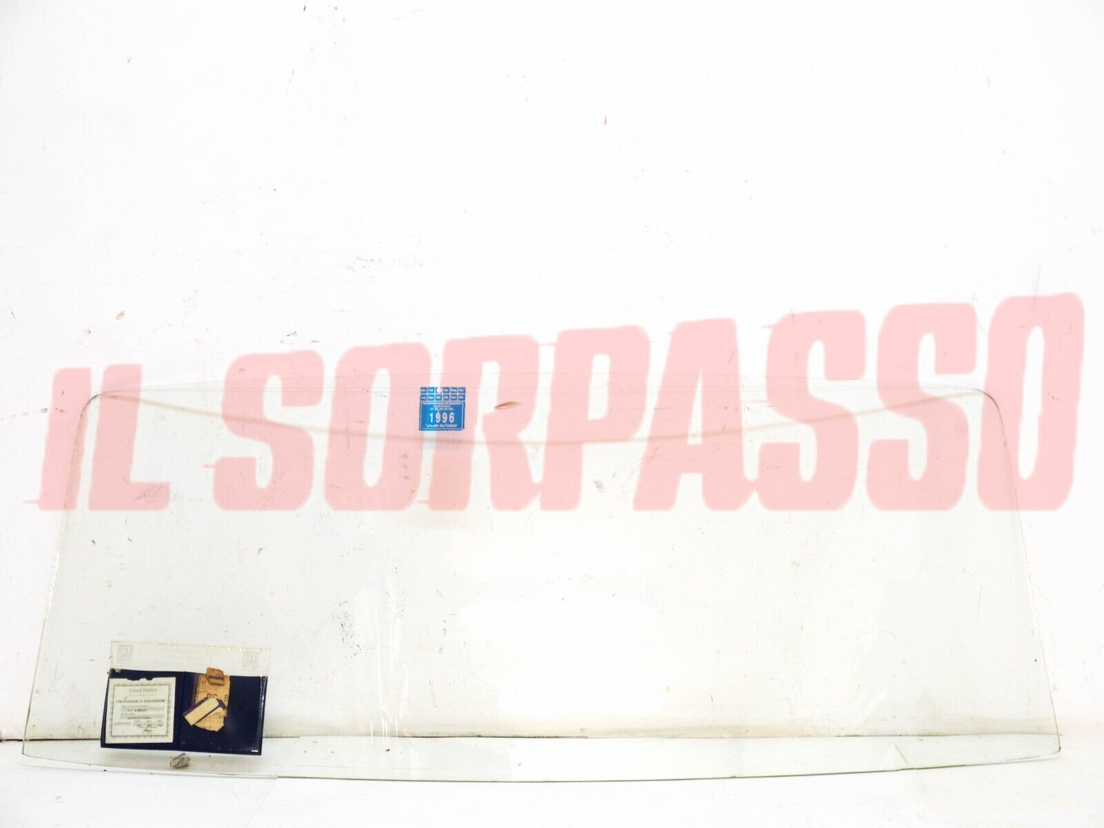 VETRO PARABREZZA ANTERIORE FIAT 1100 R BERLINA + FAMILIARE ORIGINALE VIS USATO