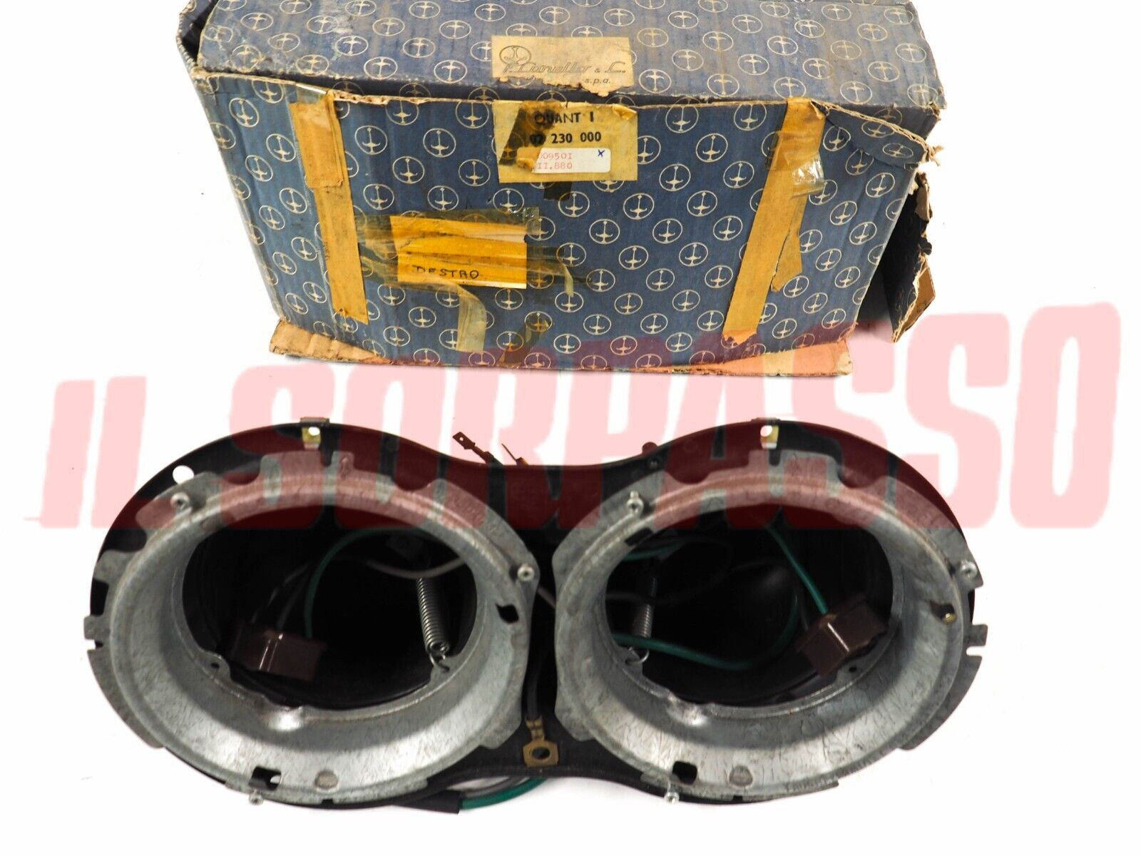 TAZZA FARO GRUPPI OTTICI FANALI DX FIAT 850 FAMILIARE 1300 1500 BERLINA CARELLO