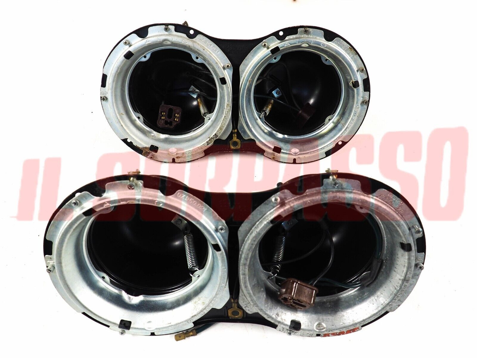 TAZZE FARO GRUPPI OTTICI FANALI FIAT 850 FAMILIARE 1300 1500 BERLINA CARELLO