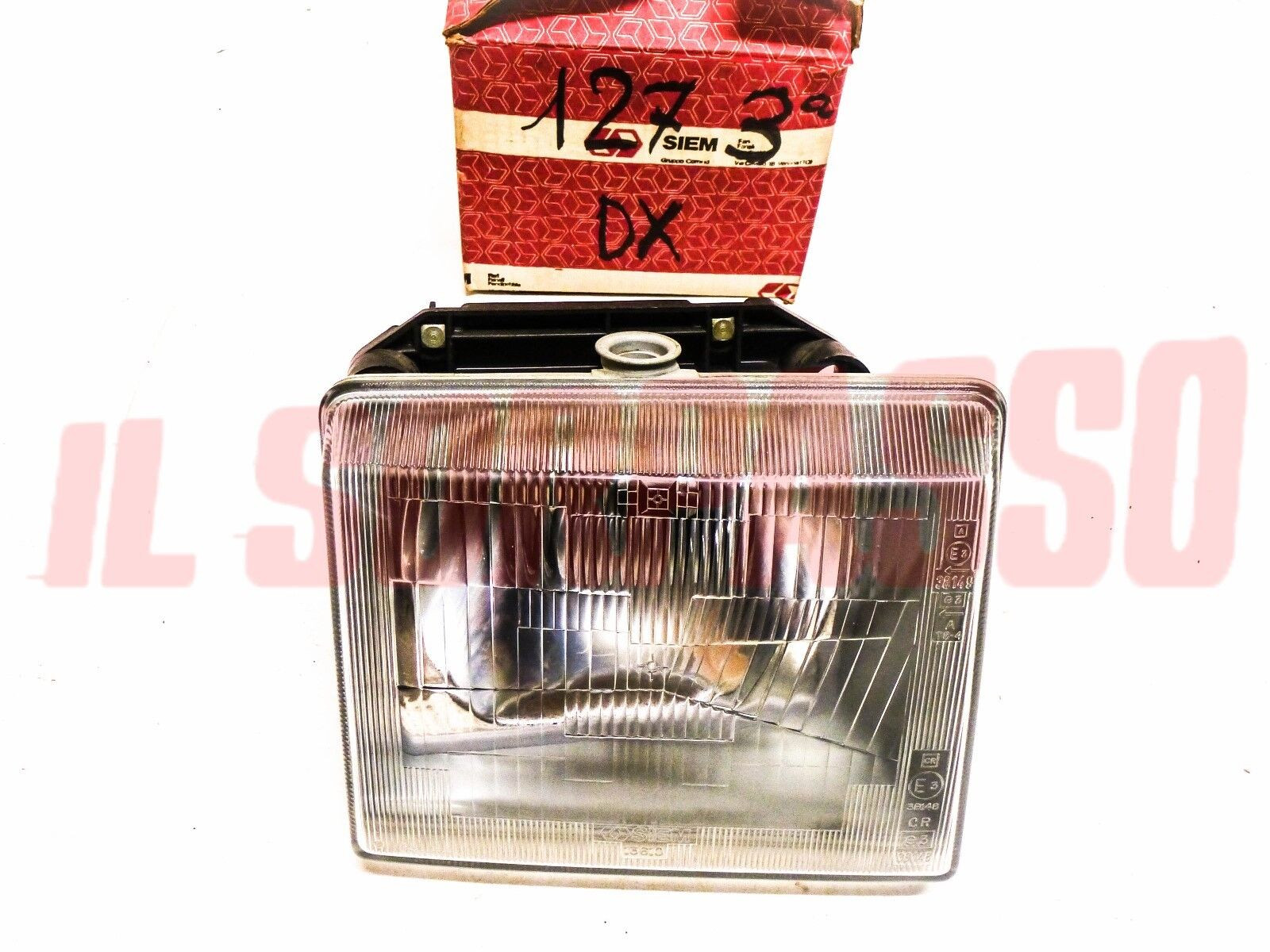 FANALE + SEDE FARO GRUPPO OTTICO DESTRO FIAT 127 3 SERIE ORIGINALE SIEM