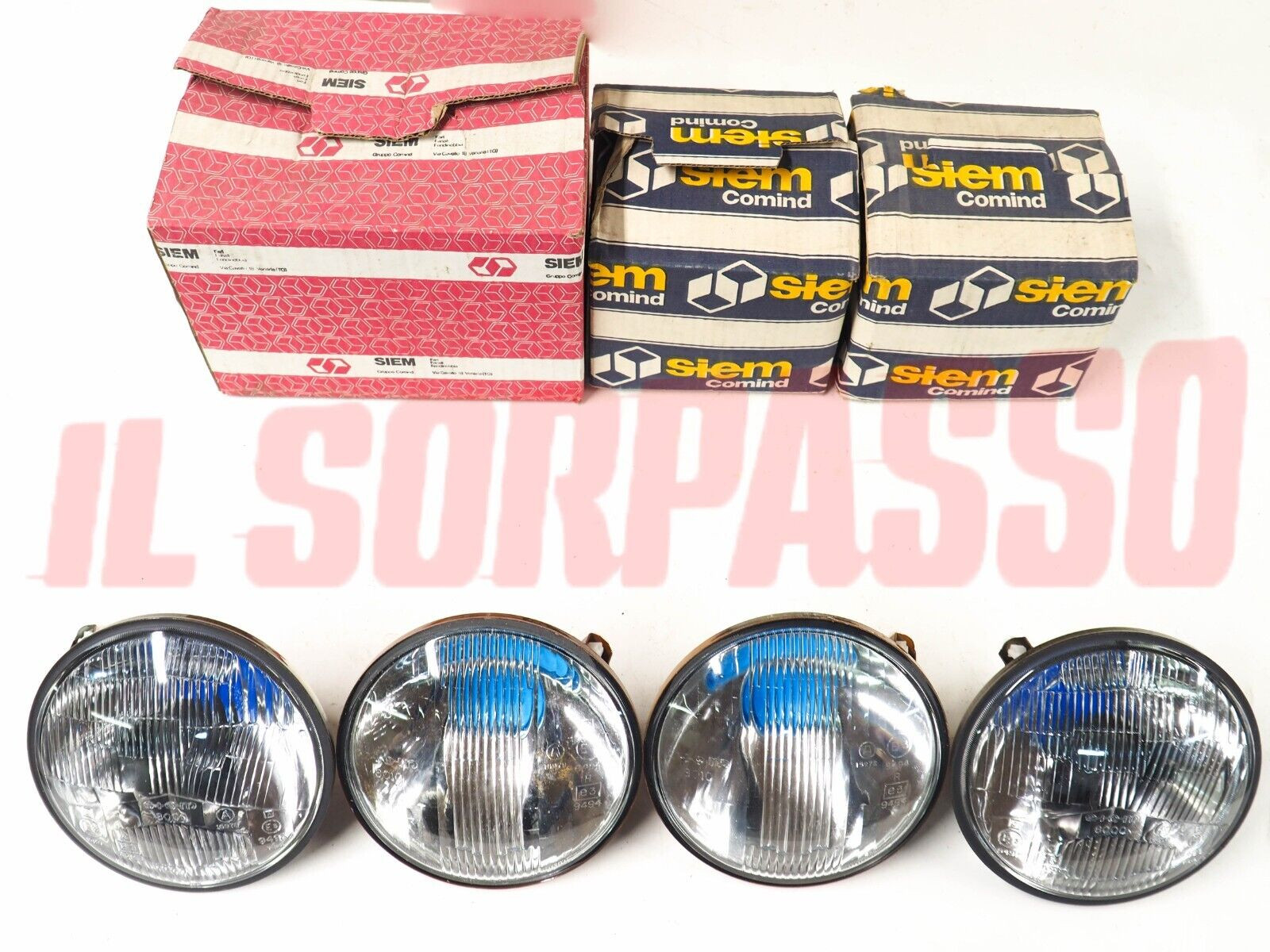 GRUPPI OTTICI FANALI FARI NORMALI FIAT 128 COUPE SL 131 SPECIAL 132 SIEM