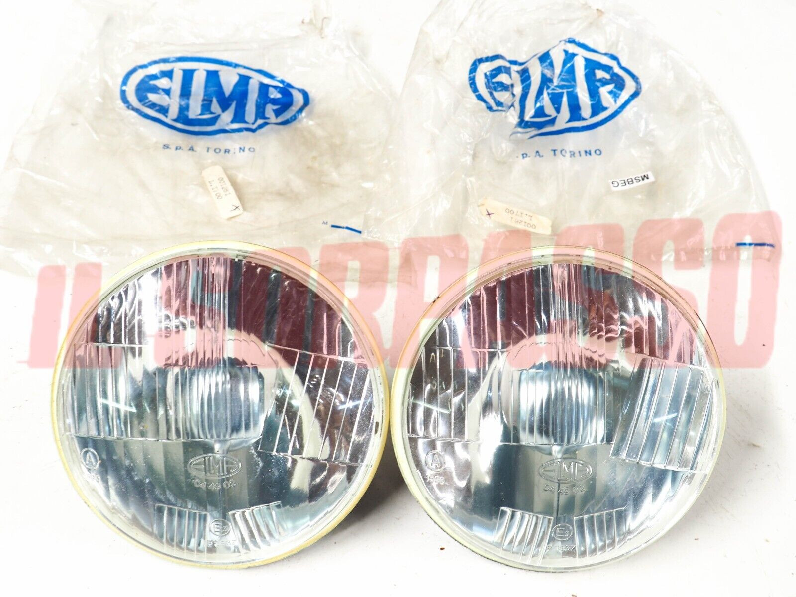 GRUPPI OTTICI FANALI FARI FIAT 500 N D 600 MULTIPLA AR 51 59 CON OSCURATORE ELMA