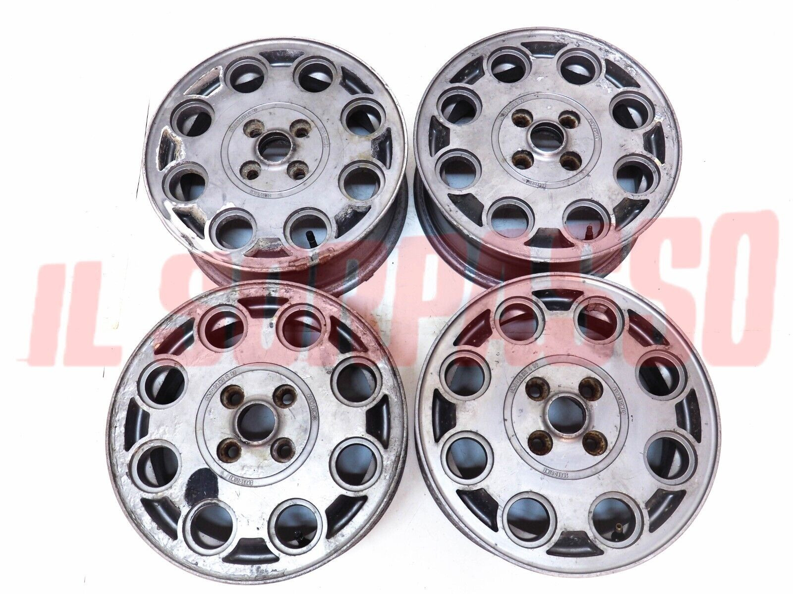 4 CERCHI RUOTA SPEEDLINE ALFA ROMEO 5,5 X 14 ALFA SUD TI - SPRINT - 33
