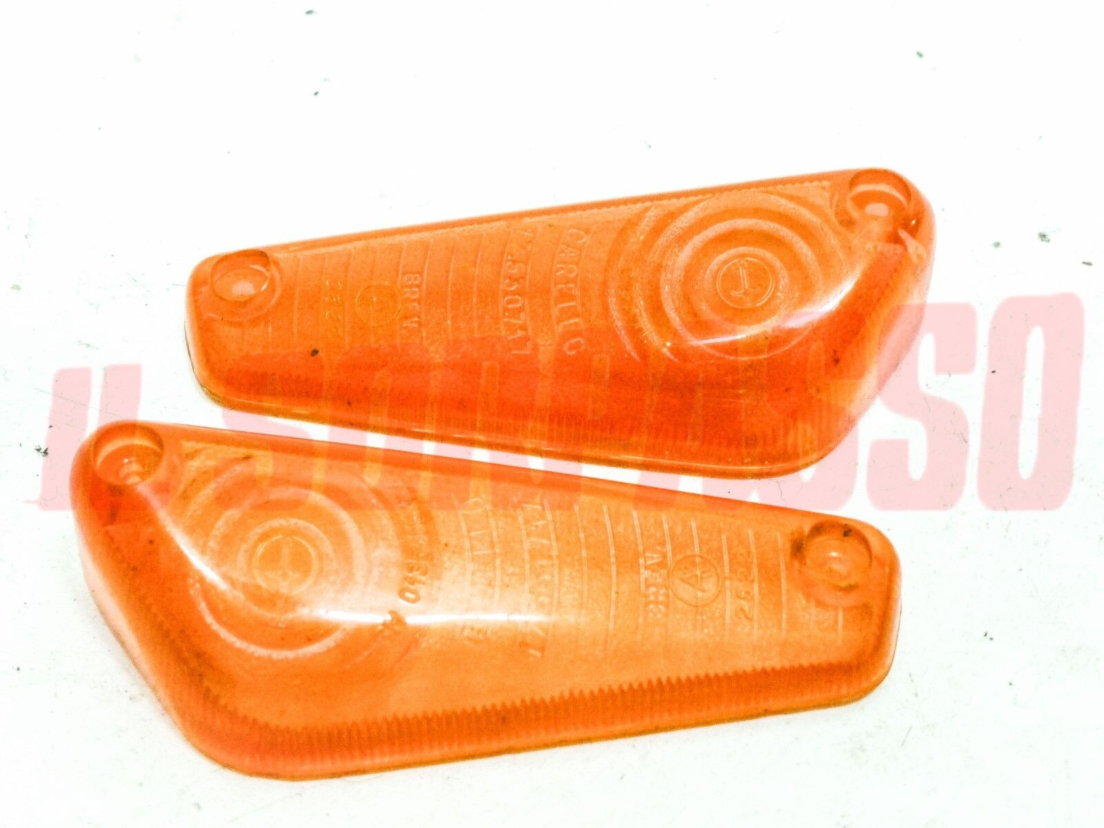 PLASTICHE FRECCE LATERALI DESTRA + SINISTRA ALFA ROMEO GIULIETTA BERLINA CARELLO