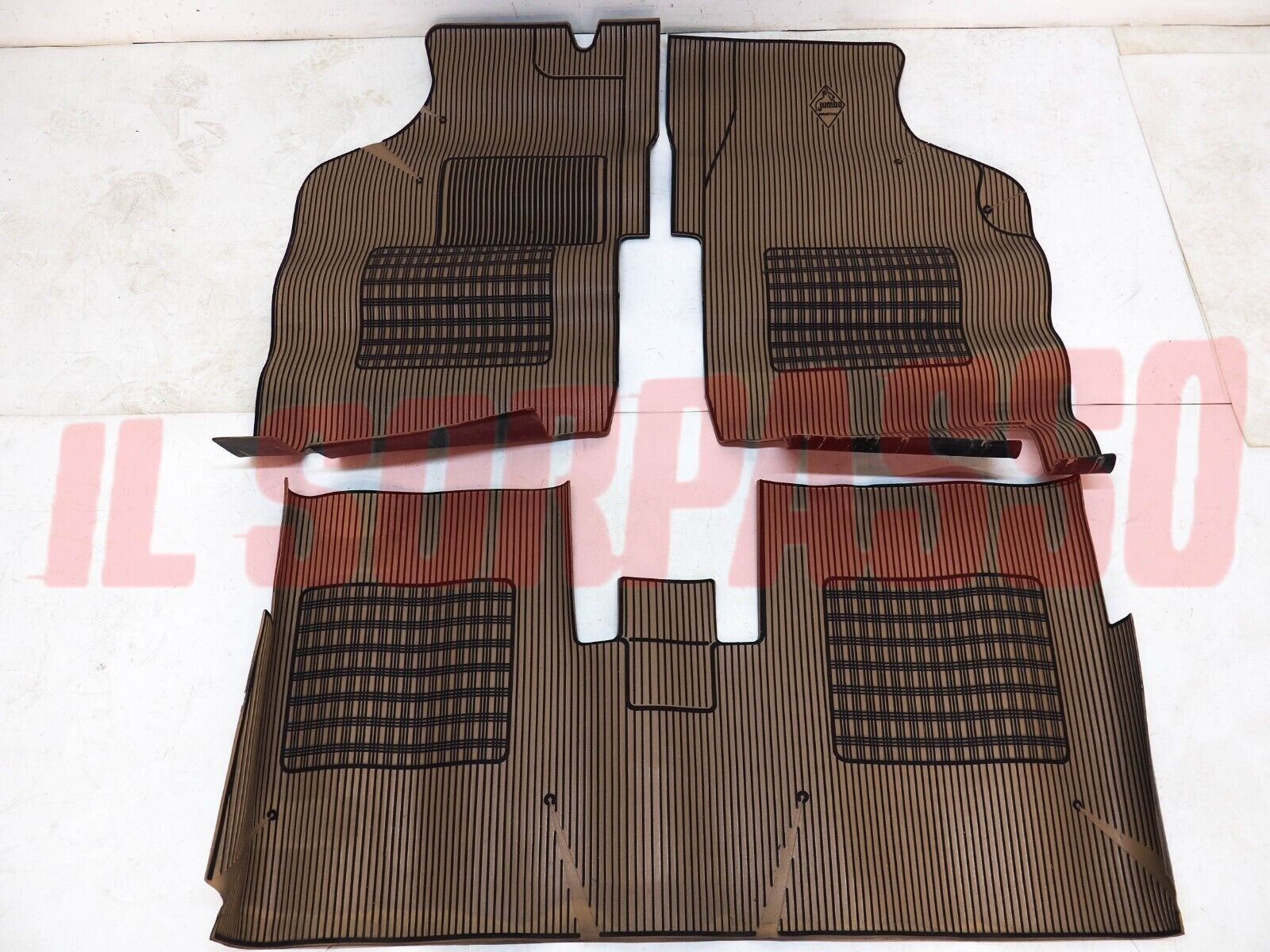 SOPRA TAPPETI MARRONI E NERI RITMO RESTYLING - 130 TC ABARTH ORIGINALI VALENTINI