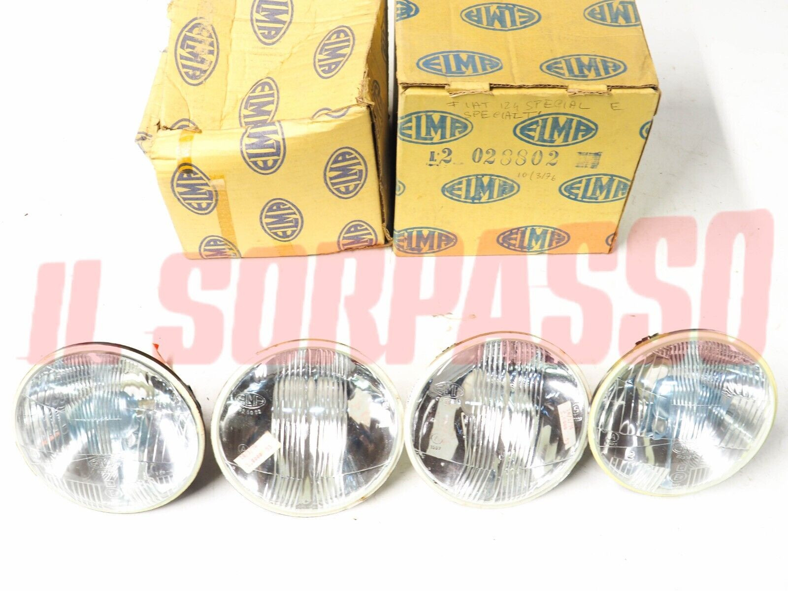 GRUPPI OTTICI FANALI FARI ELMA LANCIA FULVIA COUPE 2 3 SERIE CON POSIZIONE