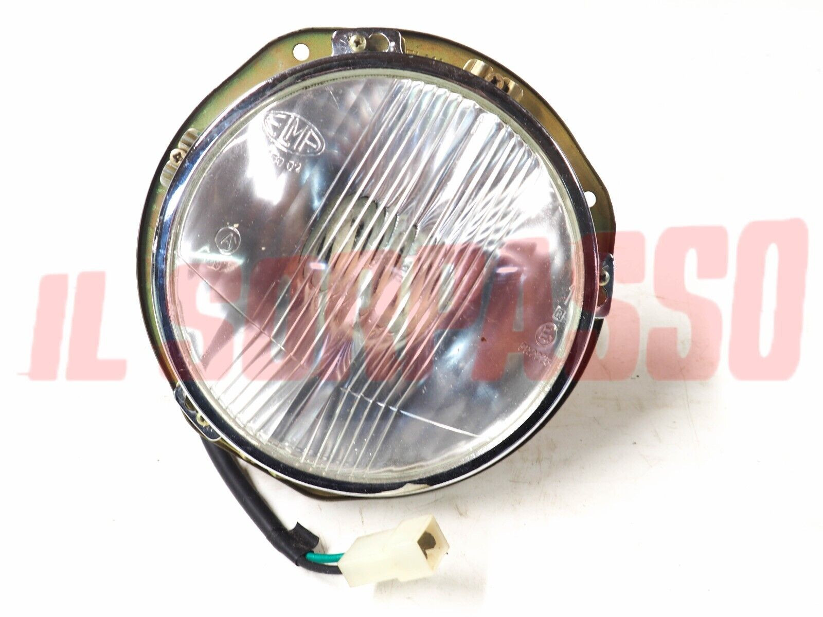 GRUPPO OTTICO FANALE TAZZA FARO NO OSCURATORE FIAT 124 SPECIAL TI FIN 06.72 ELMA