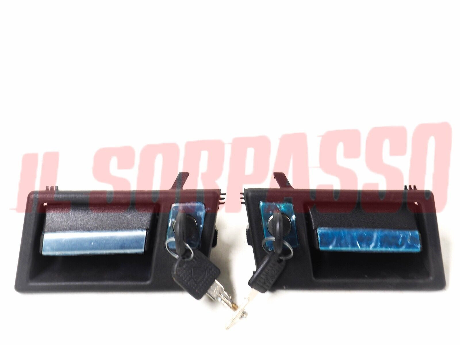 MANIGLIE PORTA DESTRA + SINISTRA CON CHIAVE AUTOBIANCHI Y10 + TURBO