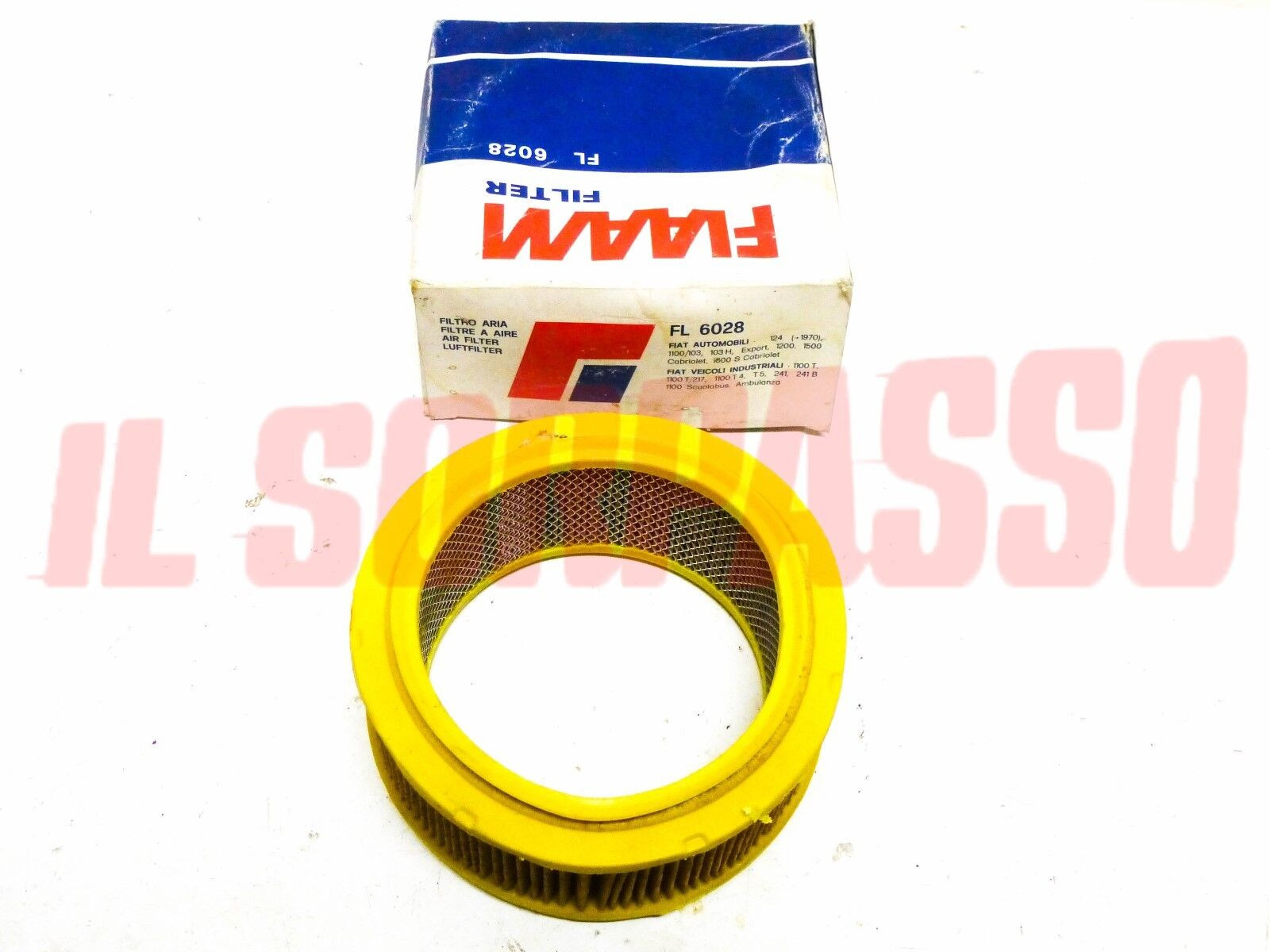 FILTRO ARIA FIAT 124 FINO AL 1970 - 1200 1500 SPIDER 1600 OSCA 1100 103 H T 241