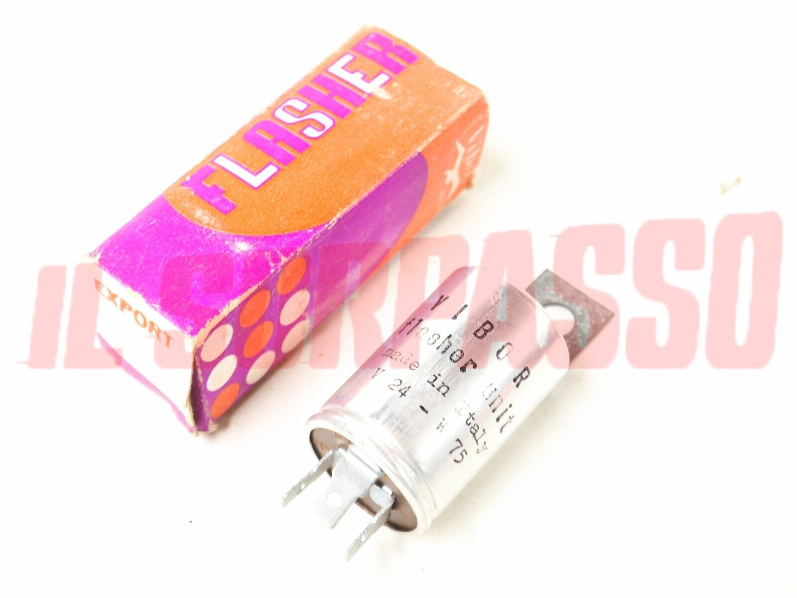 RELE' INTERMITTENZA LUCI EMERGENZA FIAT OM IVECO  24 V 75 W FLASHER A FASTON