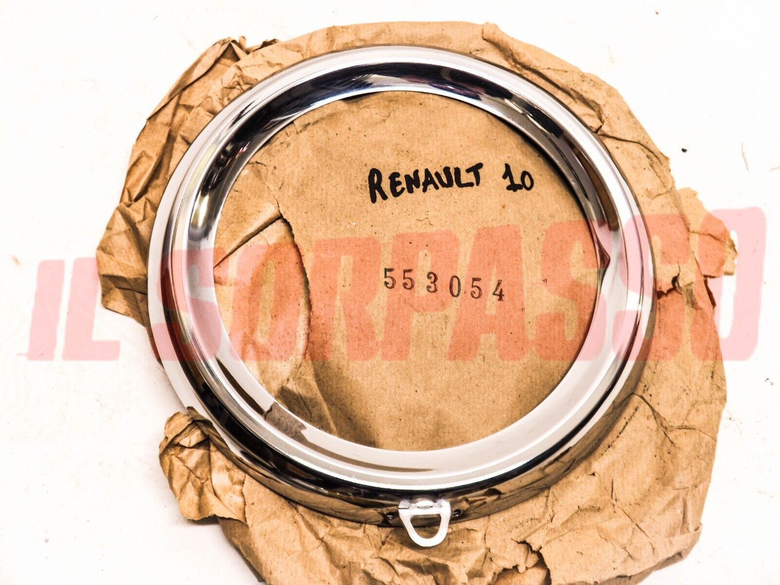 CORNICE CERCHIO FARO ANTERIORE RENAULT 10 R10 ORIGINALE