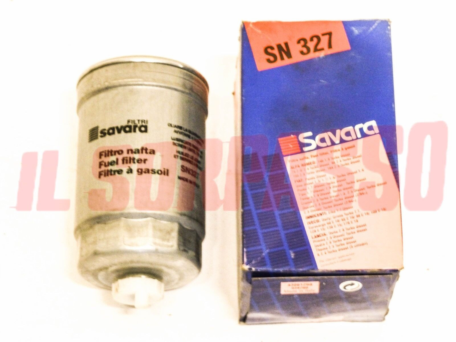 FILTRO GASOLIO NAFTA GASOLIO ORIGINALE ALFA ROMEO 75 90 TURBO DIESEL DELTA 2000