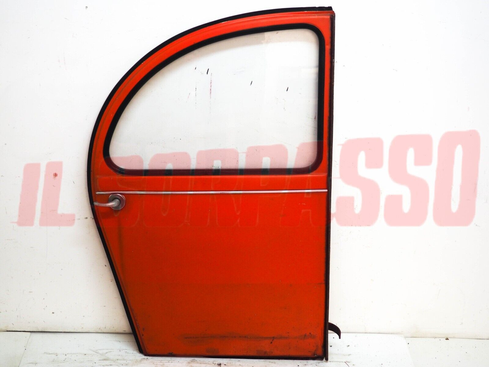 PORTA PORTIERA POSTERIORE DESTRA VETRO PANNELLO MANIGLIA CITROEN 2 CV CAVALLI