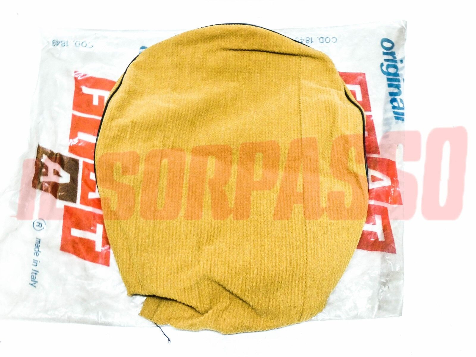 FODERA SCHIENALE TAPPEZZERIA SEDILE ANTERIORE MARRONE FIAT 126 PERSONAL ORIGINAL