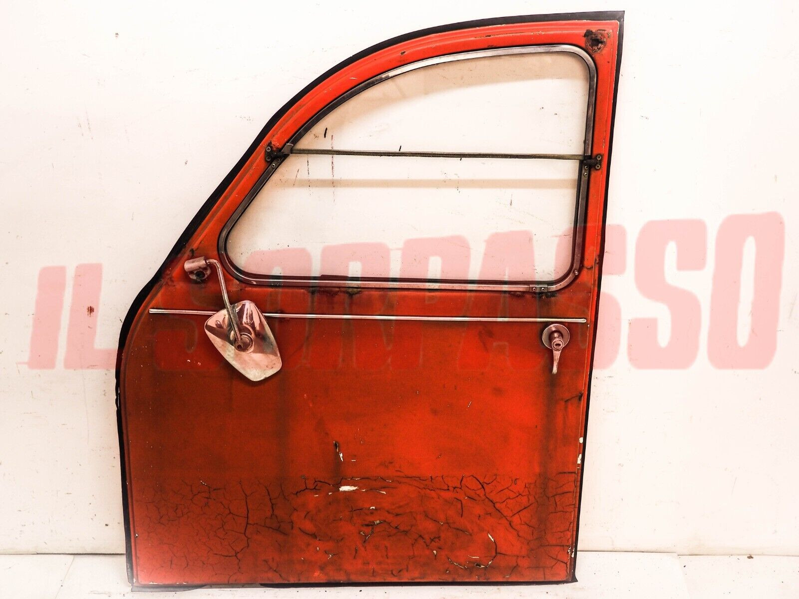 PORTA PORTIERA ANTERIORE SINISTRA VETRO SPECCHIO MANIGLIA CITROEN 2 CV CAVALLI