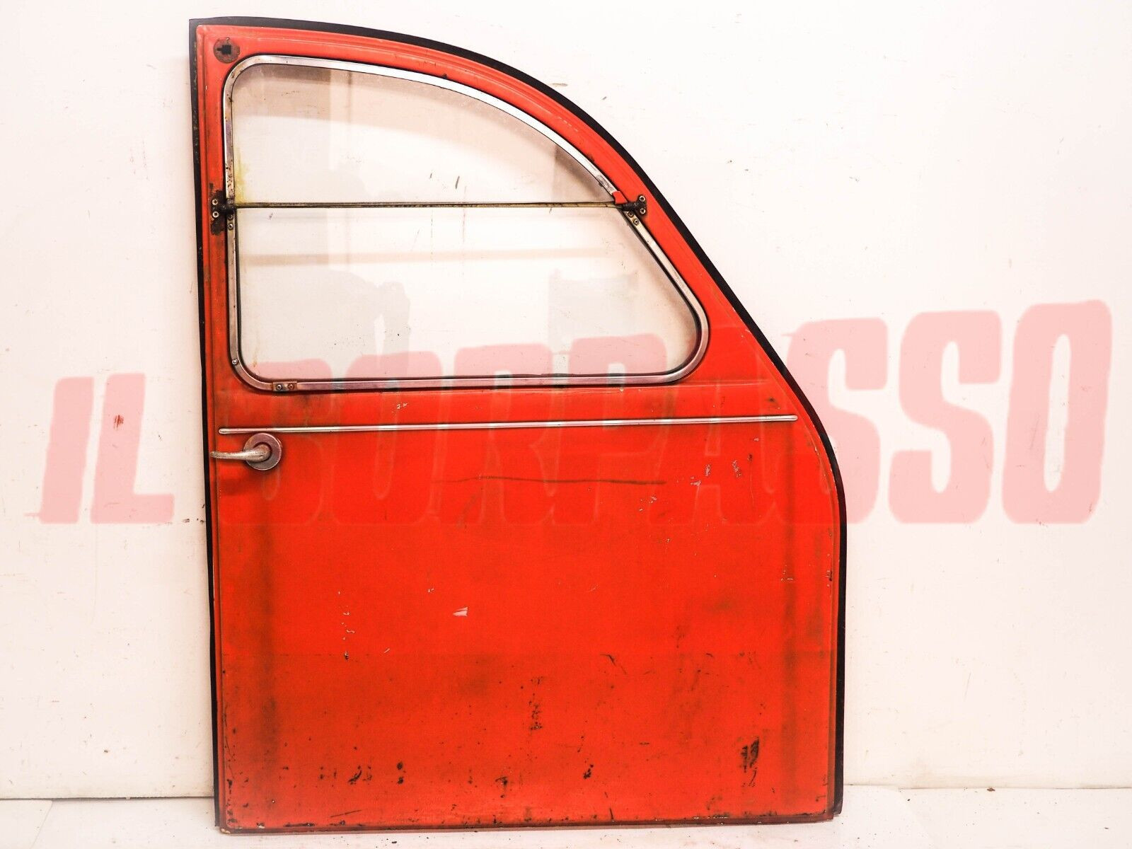 PORTA PORTIERA ANTERIORE DESTRA VETRO PANNELLO MANIGLIA CITROEN 2 CV CAVALLI
