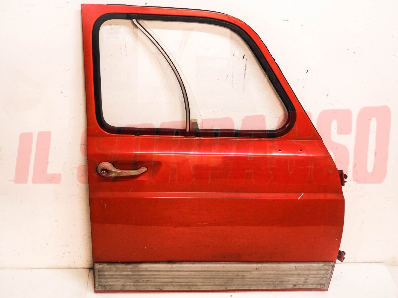 PORTA PORTIERA ANTERIORE DESTRA VETRI SCORREVOLI PANNELLO MANIGLIA RENAULT 4 R4