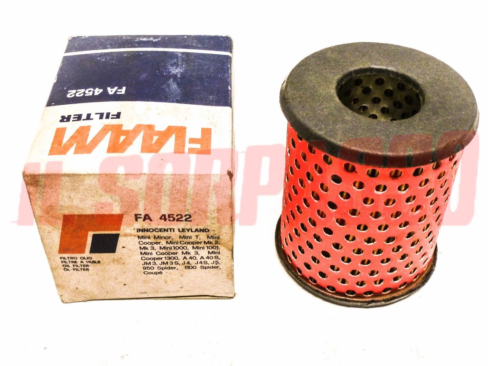 FILTRO OLIO FIAMM INNOCENTI MINI MINOR COOPER SPIDER A40 ORIGINALE