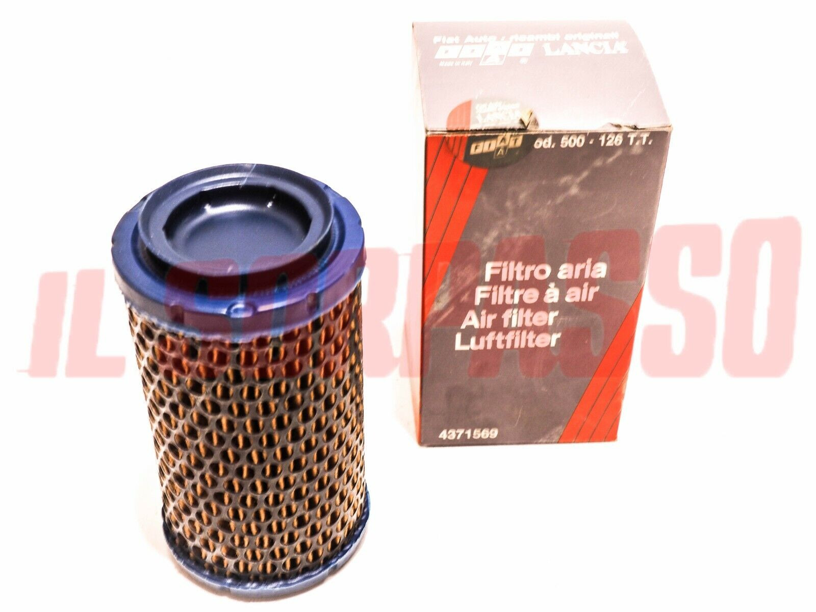 FILTRO ARIA MOTORE FIAT 500 D F L R - 126 ORIGINALE FIAT 4371569