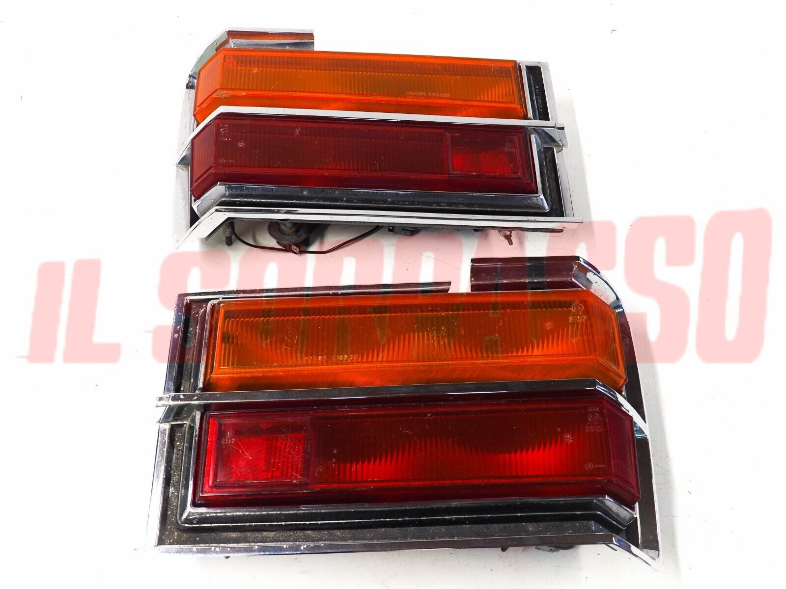 FANALI FARI POSTERIORI DESTRO + SINISTRO FIAT 130 BERLINA ORIGINALI STARS