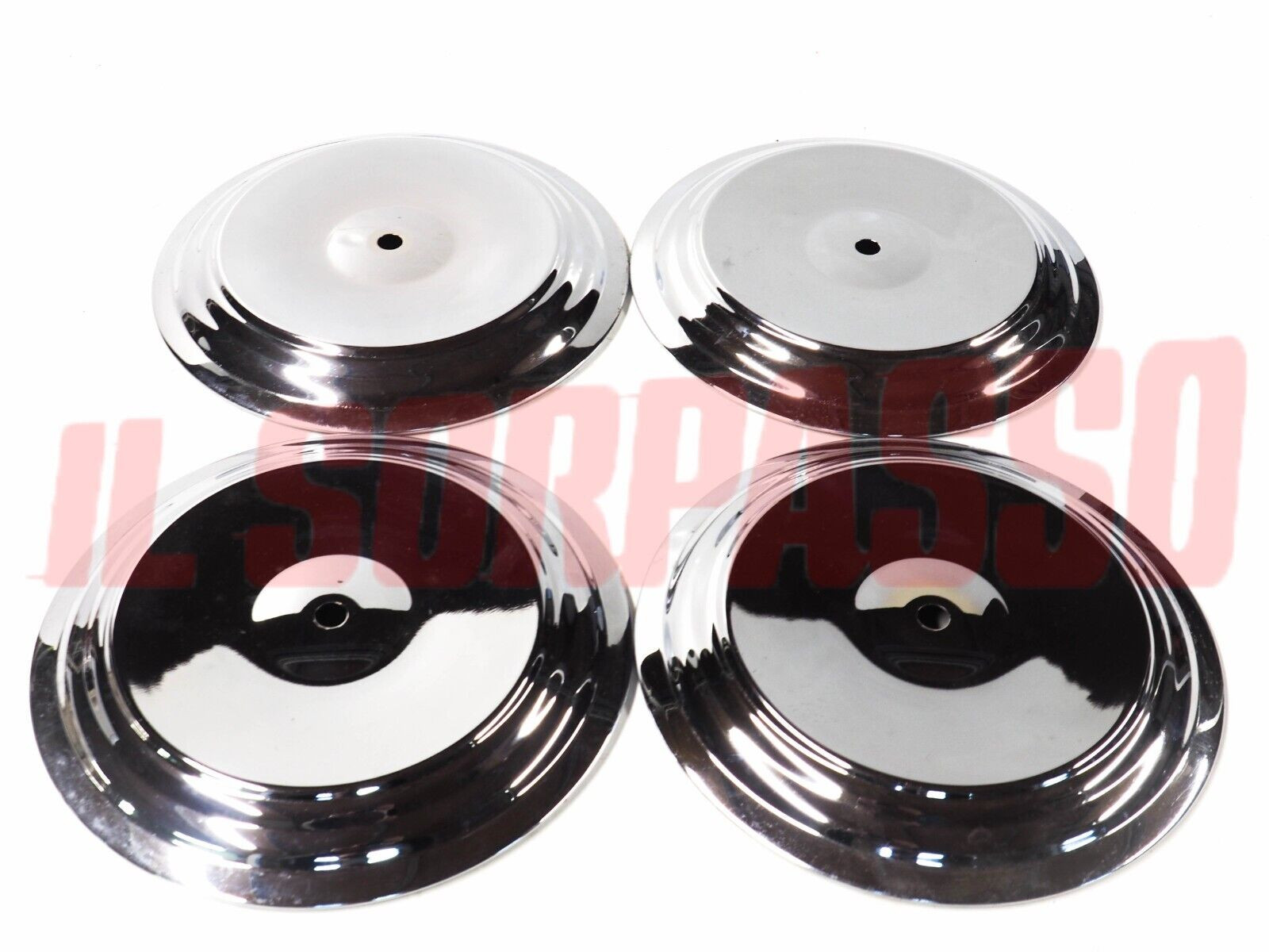 COPPE RUOTA BORCHIE CERCHI ALFA ROMEO RENAULT DAUPHINE ORIGINALI