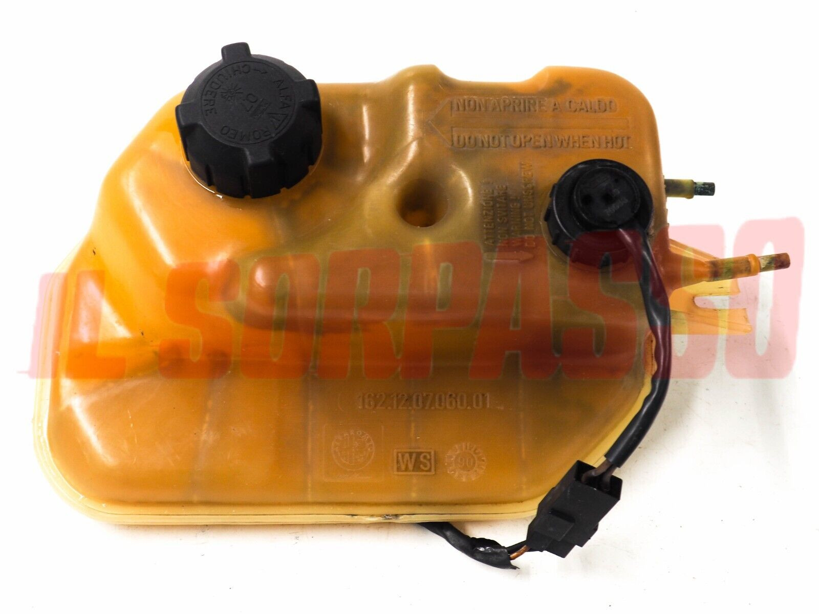 VASCHETTA ACQUA RADIATORE + TAPPO + SENSORE ALFA ROMEO 75 2 SERIE 162120706001