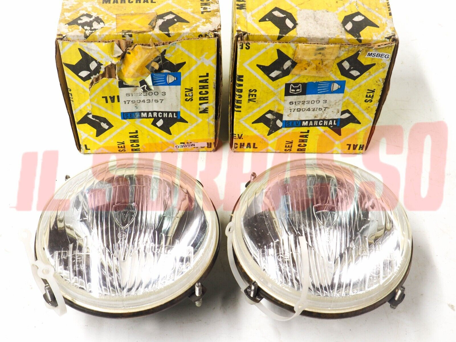 FANALI FARI GRUPPI OTTICI SIMCA 1000 CITROEN DYANE SEV MARCHAL 61223003 155 MM