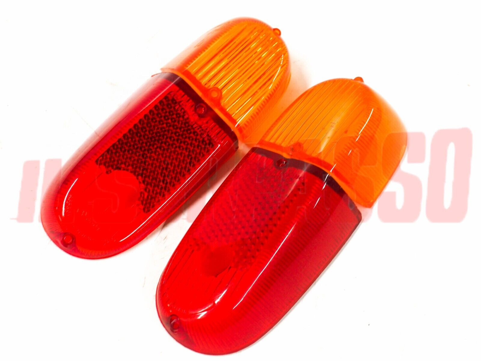 PLASTICHE FANALI POSTERIORI DESTRO SINISTRO FIAT 1100 103 E ORIGINALI ALTISSIMO