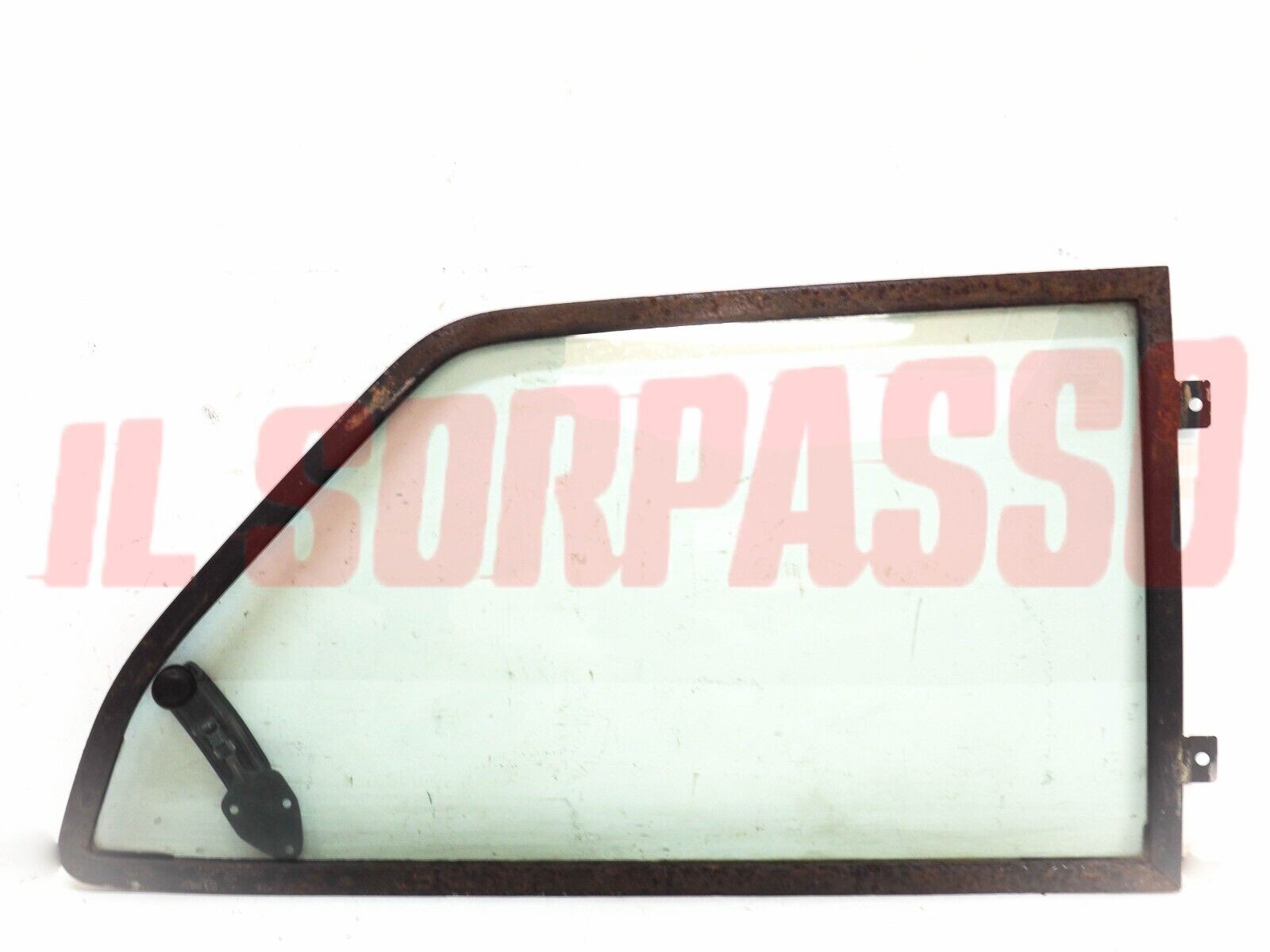 VETRO VOLETTO POSTERIORE DESTRO MANIGLIA CORNICE USURATA MASERATI BITURBO VERDE