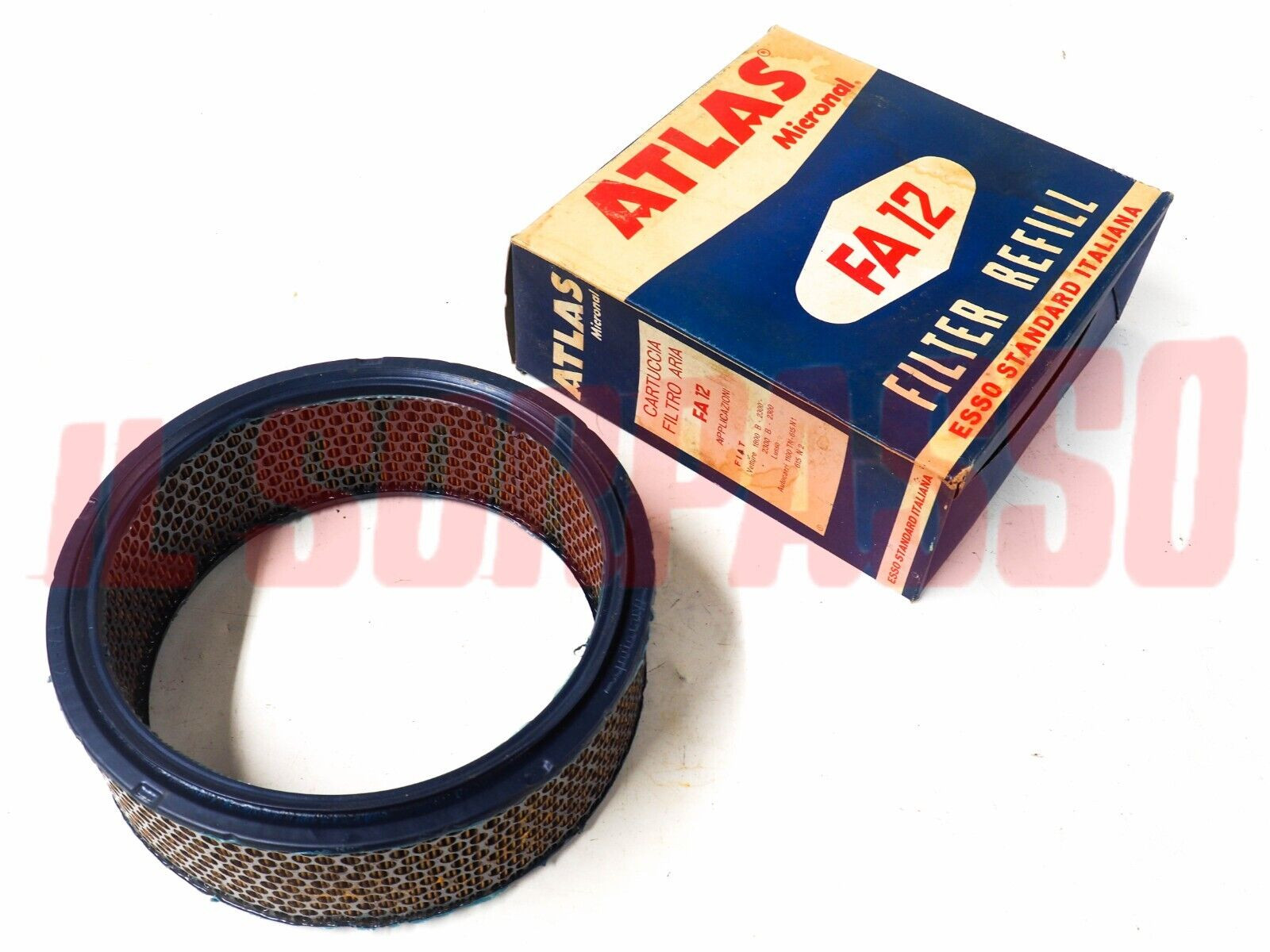 FILTRO ARIA FIAT 1800 B - 2300 B BERLINA FAMILIARE ORIGINALE ATLAS