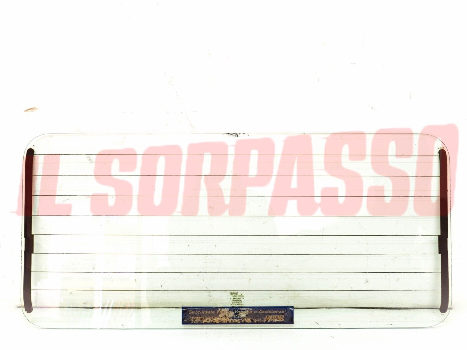 VETRO LUNOTTO PORTELLONE POSTERIORE CON SBRINATORE FIAT 900 E PANORAMA ORIGINALE