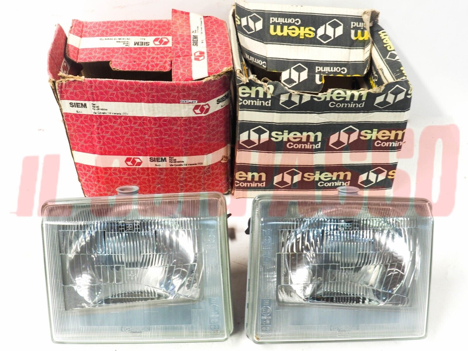 FANALI FARI GRUPPI OTTICI DESTRO + SINISTRO FIAT 127 3 SERIE ORIGINALI SIEM