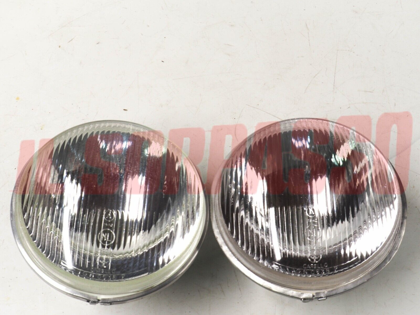 GRUPPI OTTICI FANALI FARI + TAZZE + VETRI FIAT 1100 103 BAULETTO E TV  CARELLO