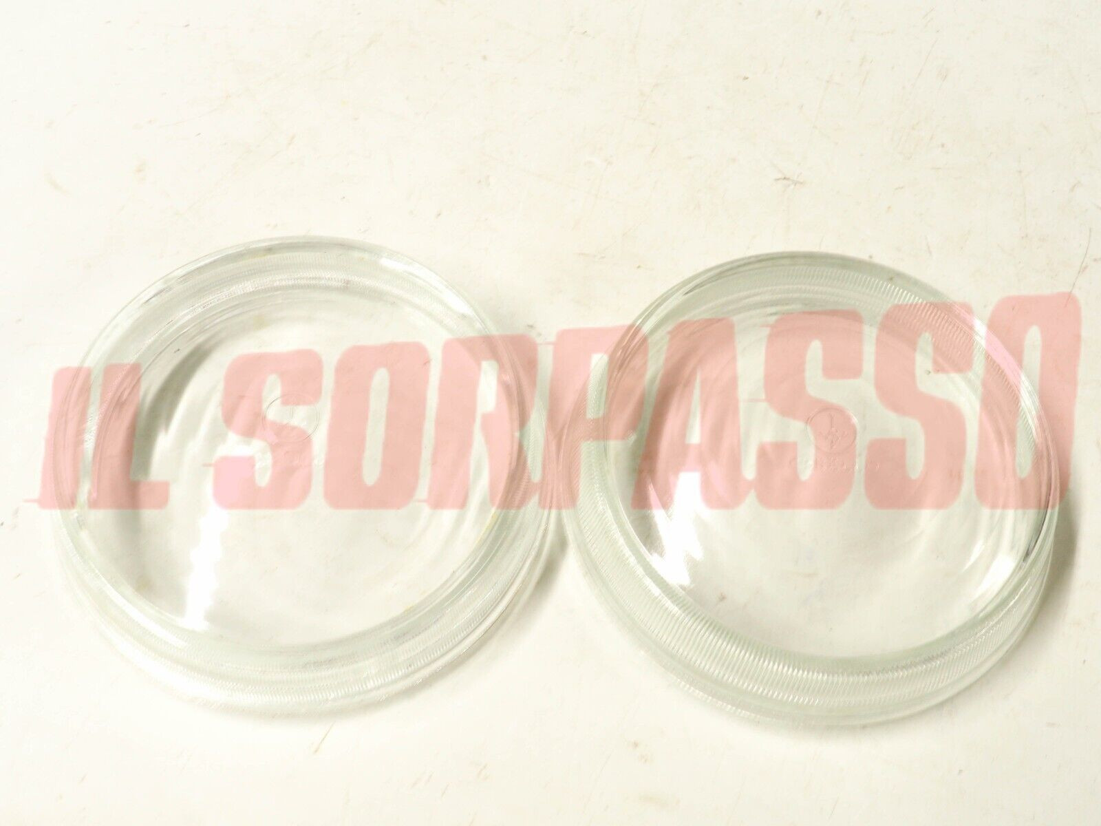 VETRI INTERNI GRUPPI OTTICI FANALI FIAT 1100 103 E TV CAMPAGNOLA CARELLO NOS