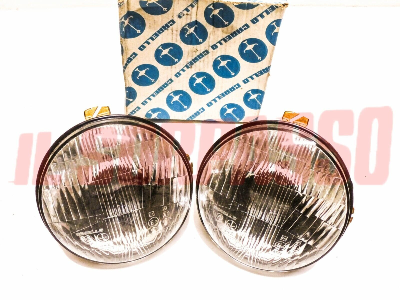 GRUPPI OTTICI FANALI FARI FIAT 128 BERLINA DA APRILE 71  + RALLY CARELLO