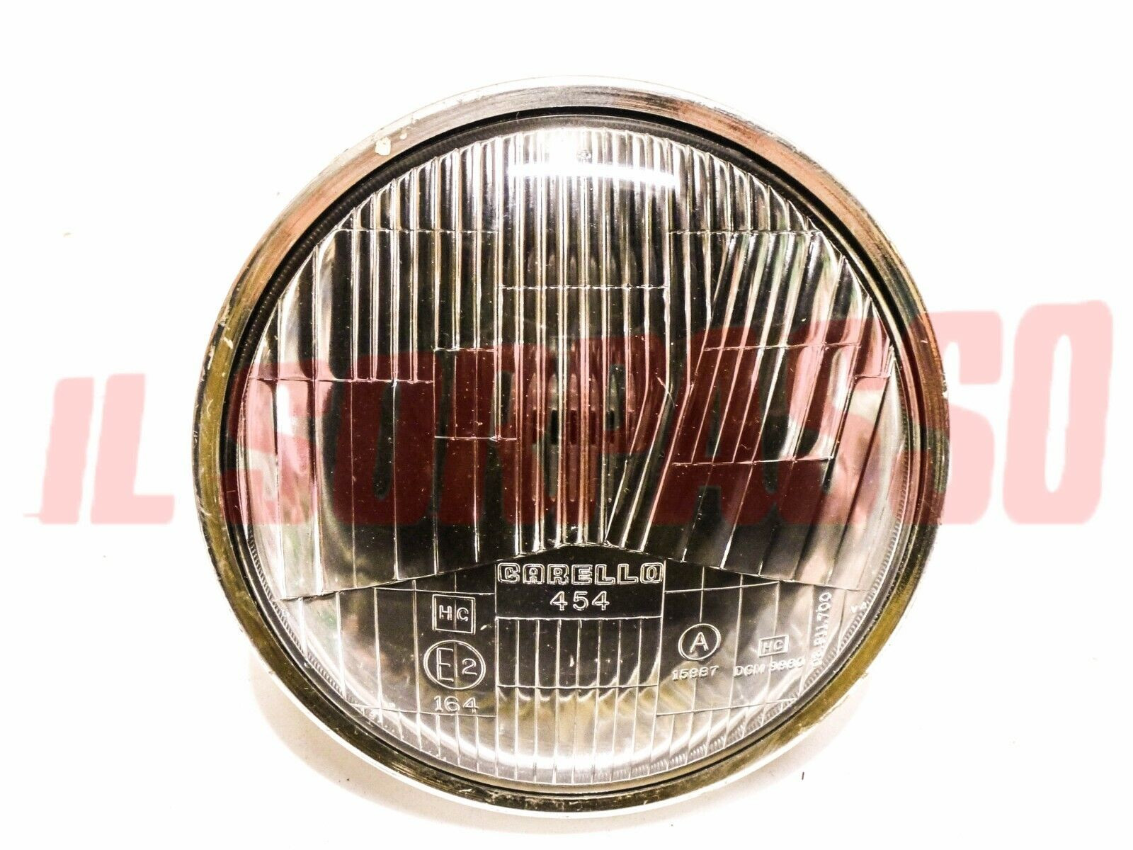 GRUPPO OTTICO FANALE FARO CON OSCURATORE + CORNICE FIAT 132 JODIO CARELLO