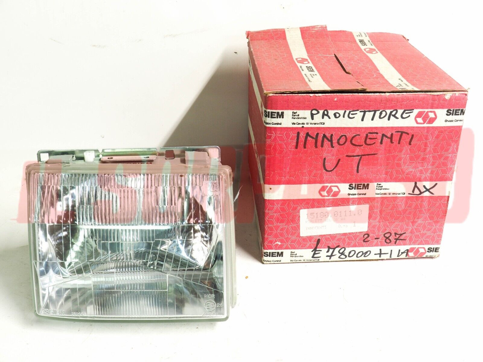 GRUPPO OTTICO FANALE FARO DESTRO MINI SMALL 500 990 ORIGINALE SIEM