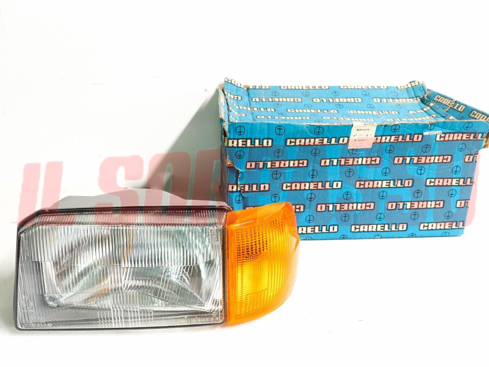 GRUPPO OTTICO FANALE FARO SINISTRO ALFA ROMEO ALFA SUD 3 SERIE CARELLO