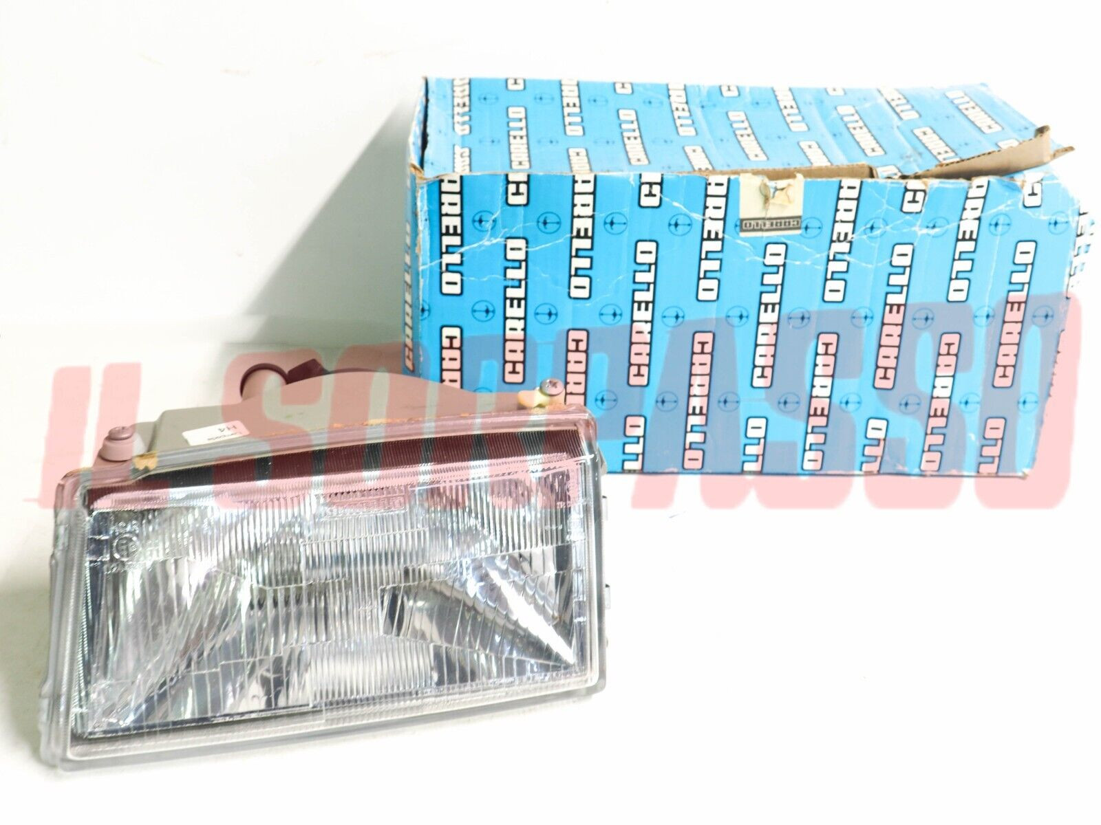 GRUPPO OTTICO FANALE FARO SINISTRO FIAT UNO TURBO 2 SERIE ORIGINALE CARELLO