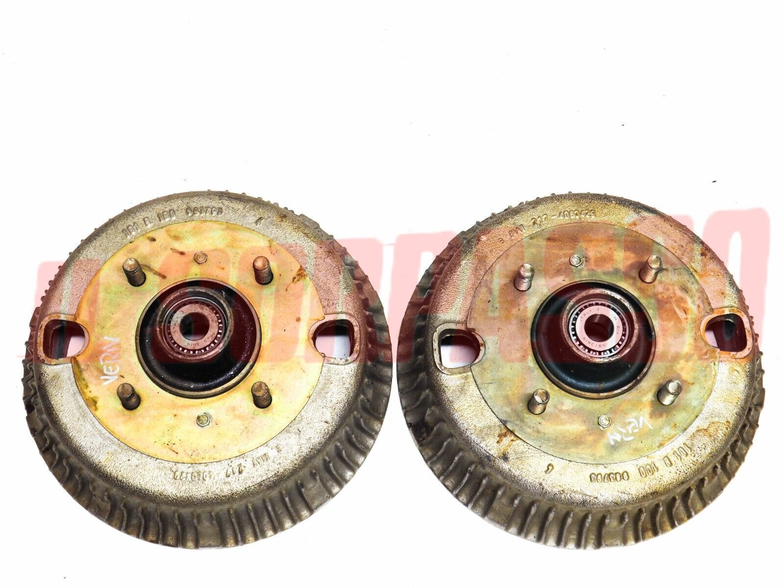 TAMBURI MOZZI RUOTA + CUSCINETTI FIAT 1100 T FURGONE ORIGINALI 217 4063429