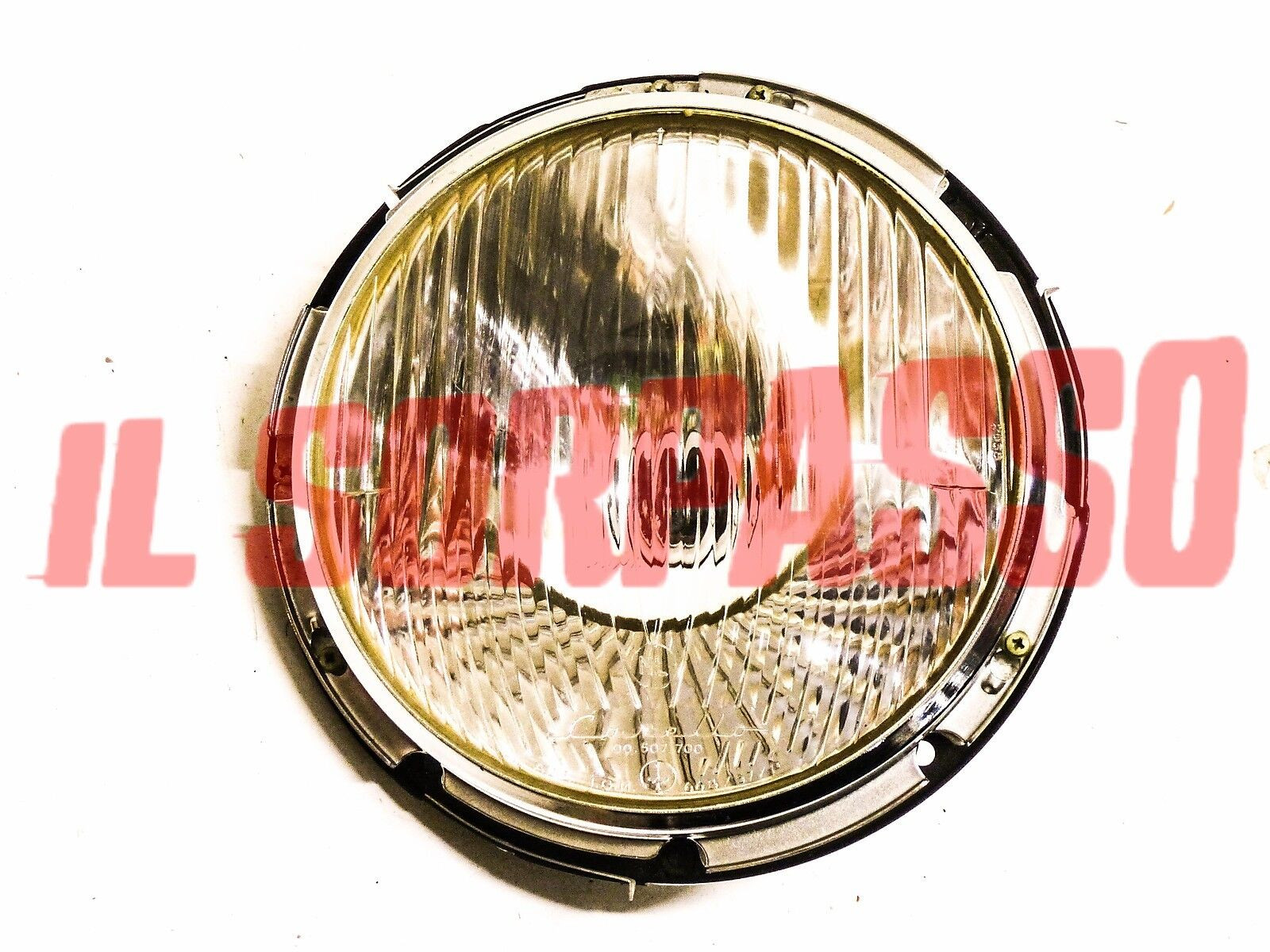 GRUPPO OTTICO FANALE FARO GHIERA PORTALAMPADA FIAT 1100 TV TRASFORMABILE 2 SERIE