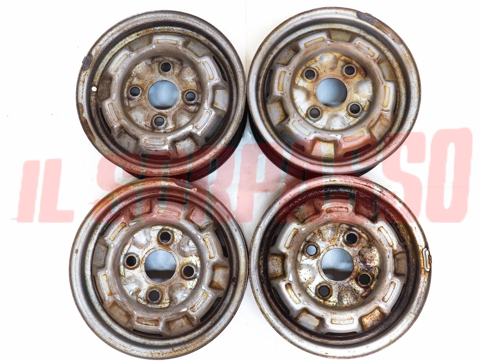 CERCHI RUOTA LANCIA FLAVIA BERLINA ORIGINALI FERGAT 5  X 14