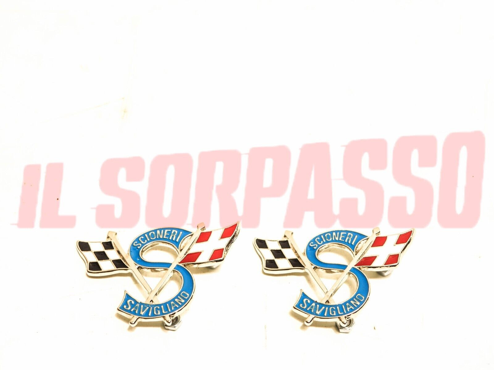 STEMMI FREGI PARAFANGHI ANTERIORI DESTRO SINISTRO FIAT 500 SCIONERI SAVIGLIANO