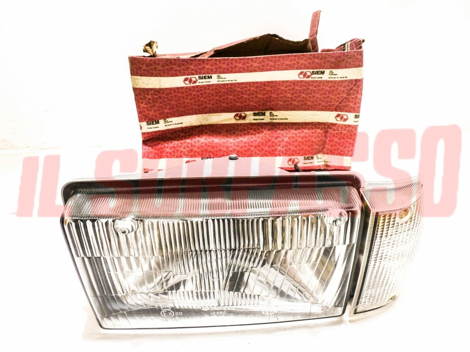 GRUPPO OTTICO FANALE FARO + FRECCIA SINISTRO ALFA ROMEO GIULIETTA 1977-85 SIEM