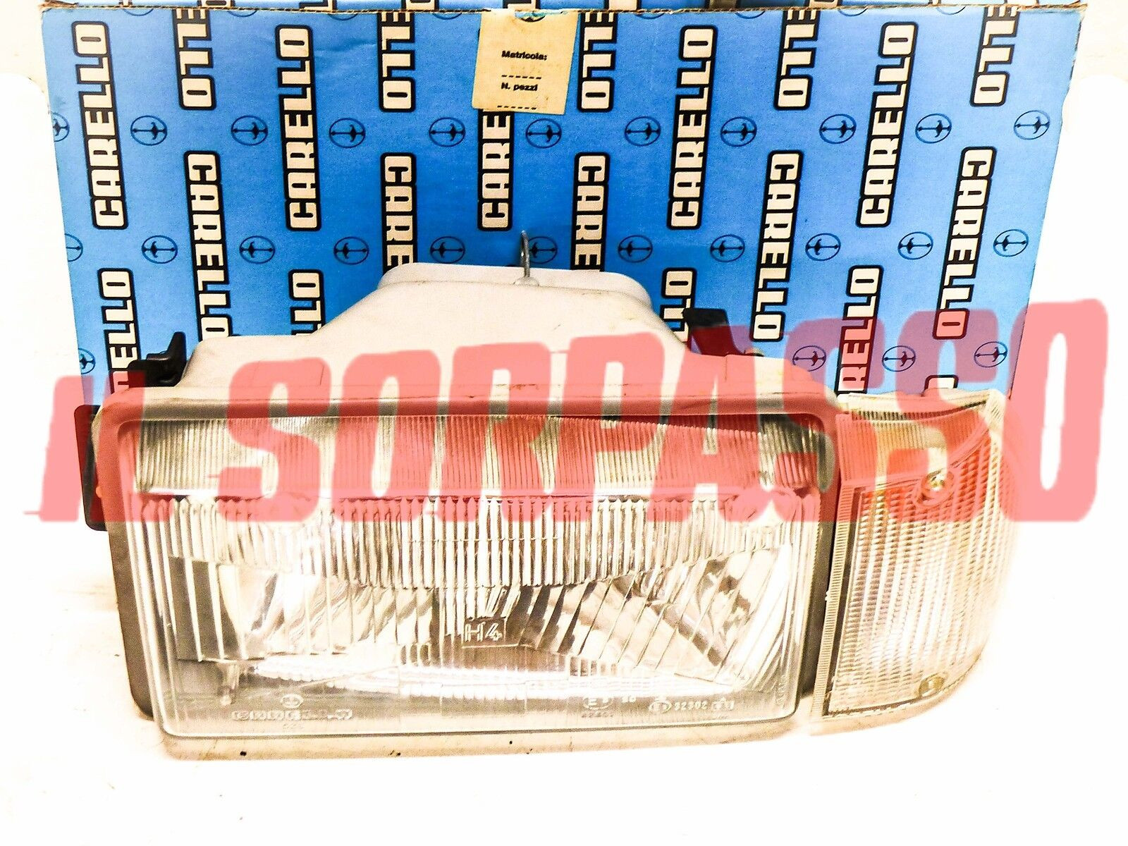 GRUPPO OTTICO FANALE FARO SINISTRO FRECCIA ALFA ROMEO GIULIETTA 1977-85 CARELLO