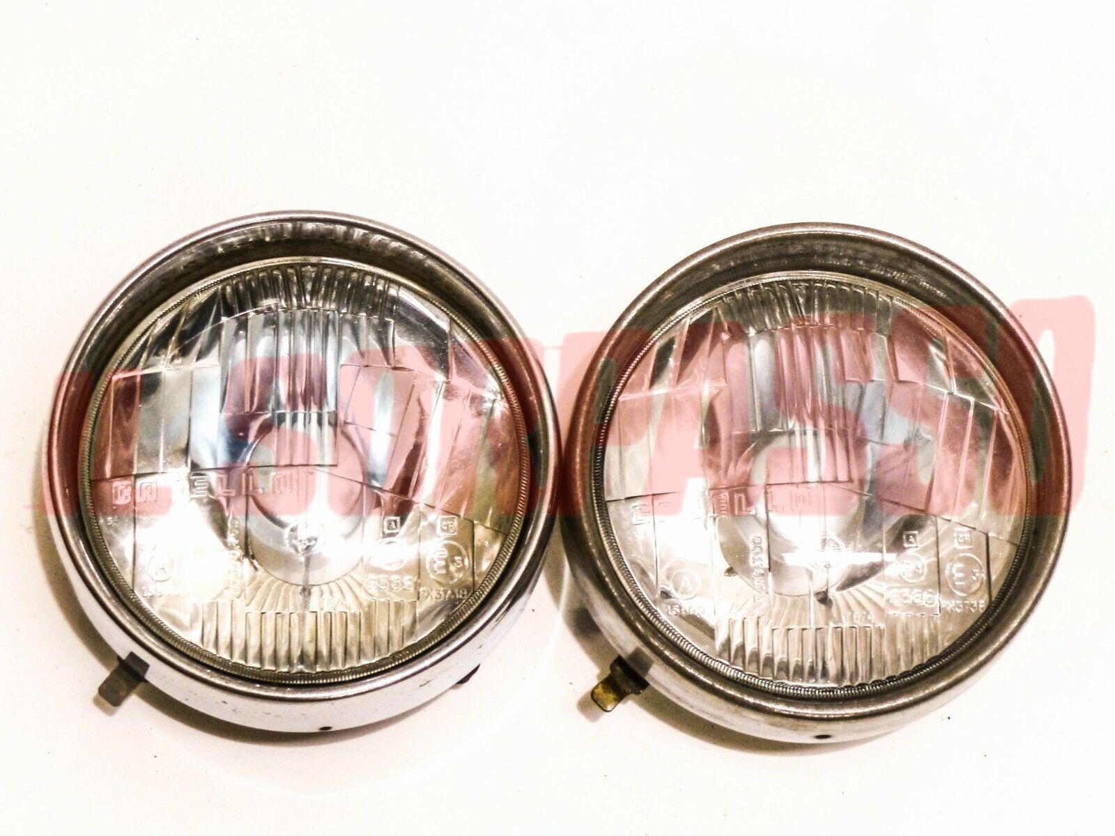 GRUPPI OTTICI FANALI CORNICI FARI FIAT 500 F L GIARDINIERA BIANCHINA CARELLO